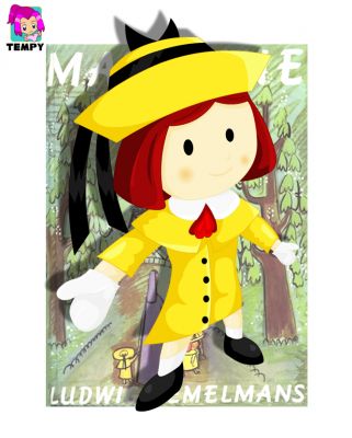 Madeline - Classic Yellow
"In an old house in Paris, that was covered in Vine
Lived Twelve little girls, in two straight lines.
They left the house at half-past-nine
In two straight lines, in rain or shine.
The Smallest one was Madeline."

If you don't know Madeline, you should either not be bothered to read this, or learn. First published in 1939, Madeline was created by Austrain author Ludwig Bemelmans and he wrote.. well.. 7 stories, though the 7th is kinda fairly new in the way it was first released in 1999, after being lost for a long time and only found well after his death. Like the other girls, Madeline does have parents, and is at the bording school of Miss Clavel (not a nun)...

Like the Classic Blue, this is the same image, but in her Yellow outfit. In a way, the Yellow is more original but.. it's a bit of a long story ^_^ either way, this is the same but in yellow, for those that perfer her in Yellow. I might do one more.. but don't count on it.
Keywords: Clean Madeline